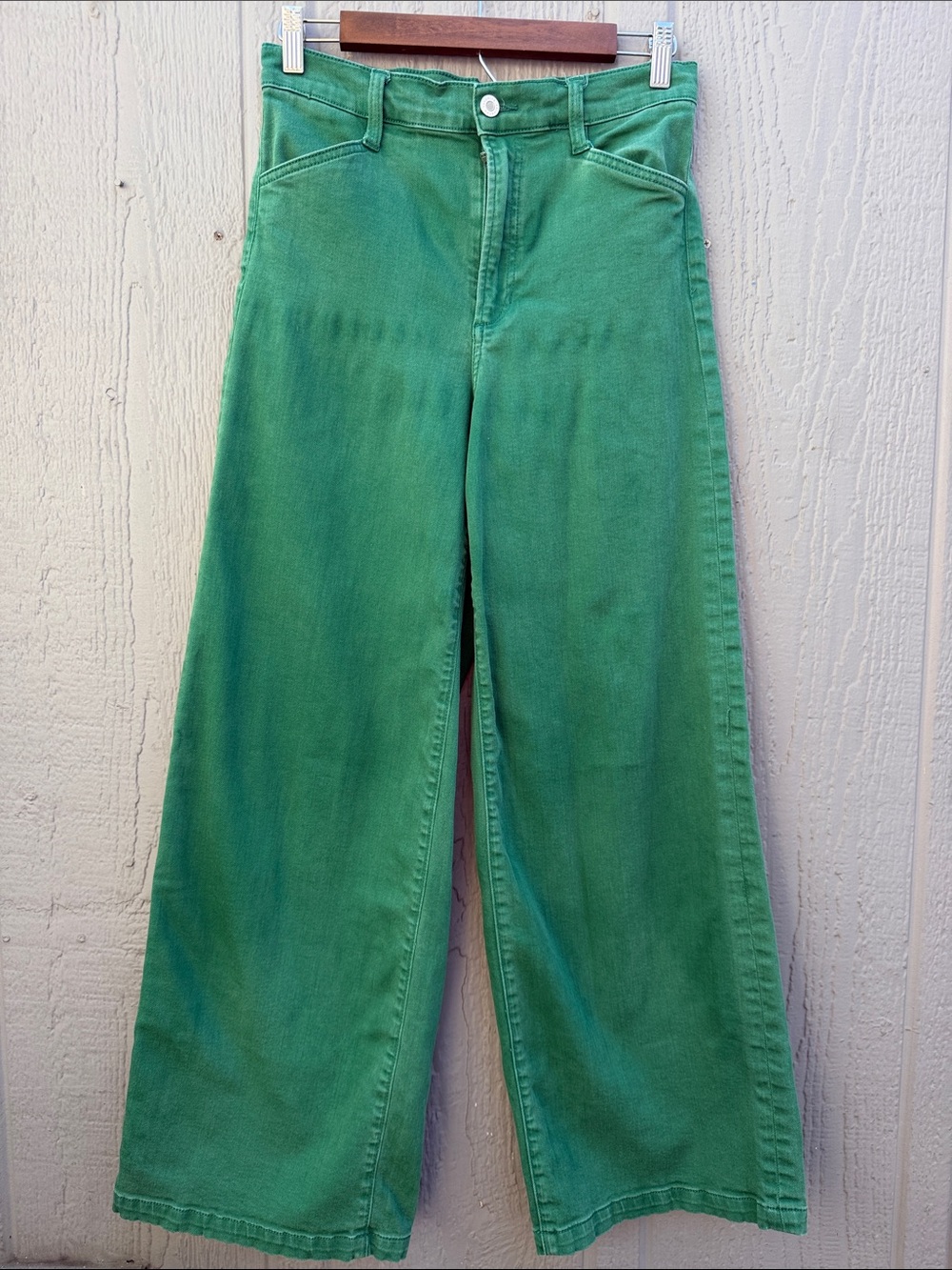 Favorite Daughter The Mischa Super High Rise Wide-Leg Ankle Jeans Size: 26 - Picture 2 of 11